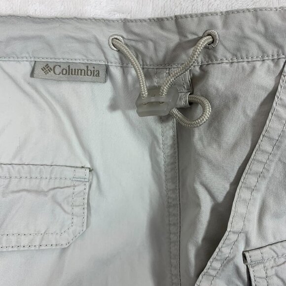 Outdoor Skort Skirt Shorts beige Utility Pockets Hike Camp Fishing Columbia - Picture 5 of 15